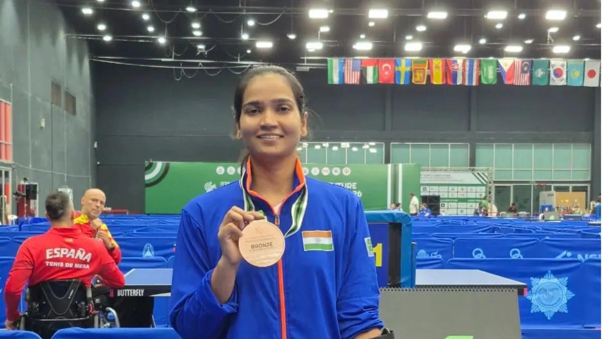 छड़ी के सहारे खेलकर प्राची ने जापान में लहराया तिरंगा, पैरा टेबल टेनिस में जीता ब्रॉन्ज मेडल