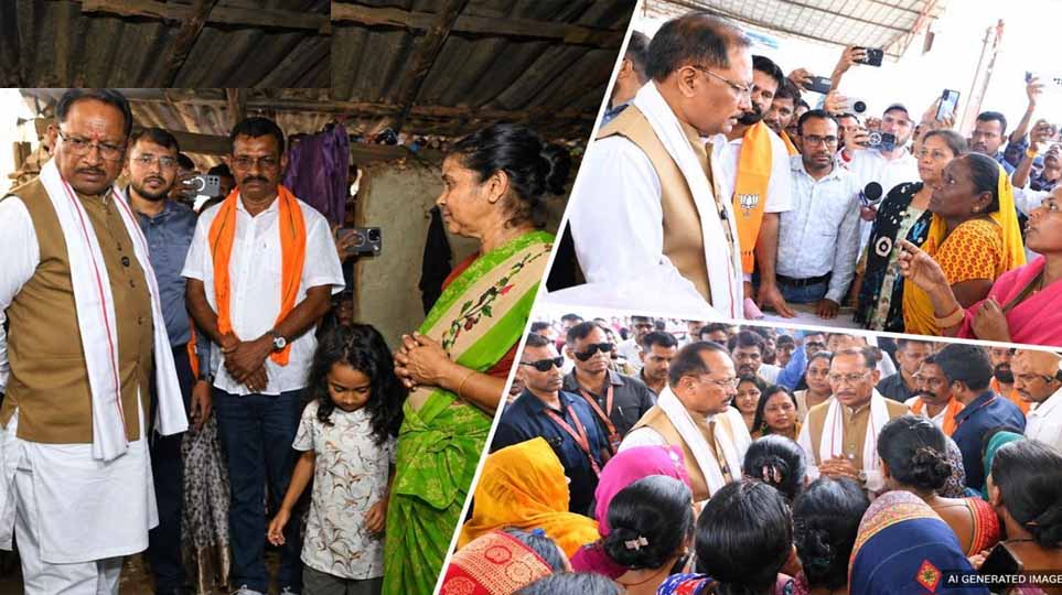 CM विष्णु देव साय के नेतृत्व में पीड़ित परिवारों को राहत, आपदा प्रभावितों की मदद के लिए सरकार प्रतिबद्ध