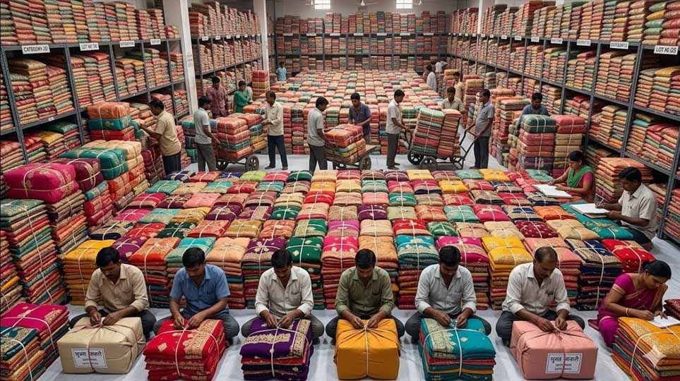 मजदूरों की हड़ताल और कच्चे माल में 35% तक उछाल, दिवाली से पहले महंगी होंगी साड़ियां