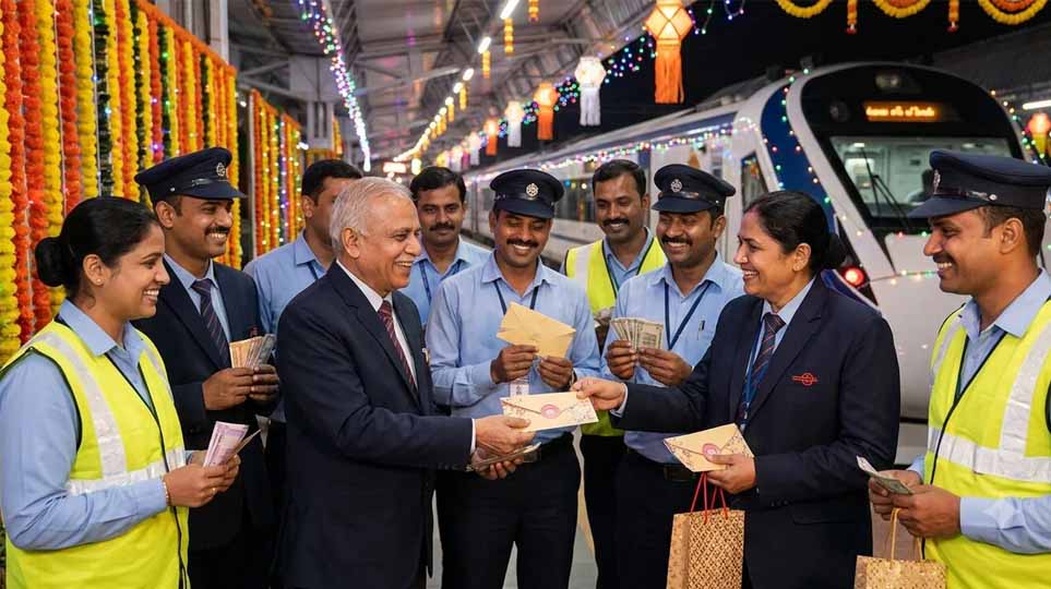 Railway Bonus 2026: रेलवे कर्मचारियों को दिवाली का तोहफा, 78 दिन के बोनस से लाखों कर्मचारियों की होगी बल्ले-बल्ले