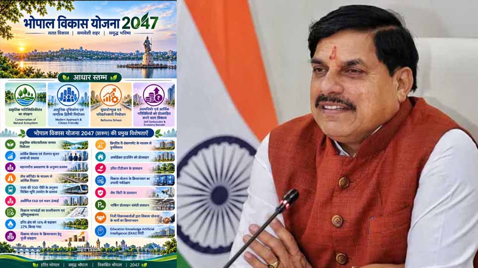 भोपाल मास्टर प्लान 2047 पर 25 अक्टूबर तक मौका, भूमि उपयोग और ग्रीन बेल्ट को लेकर उठे सवाल