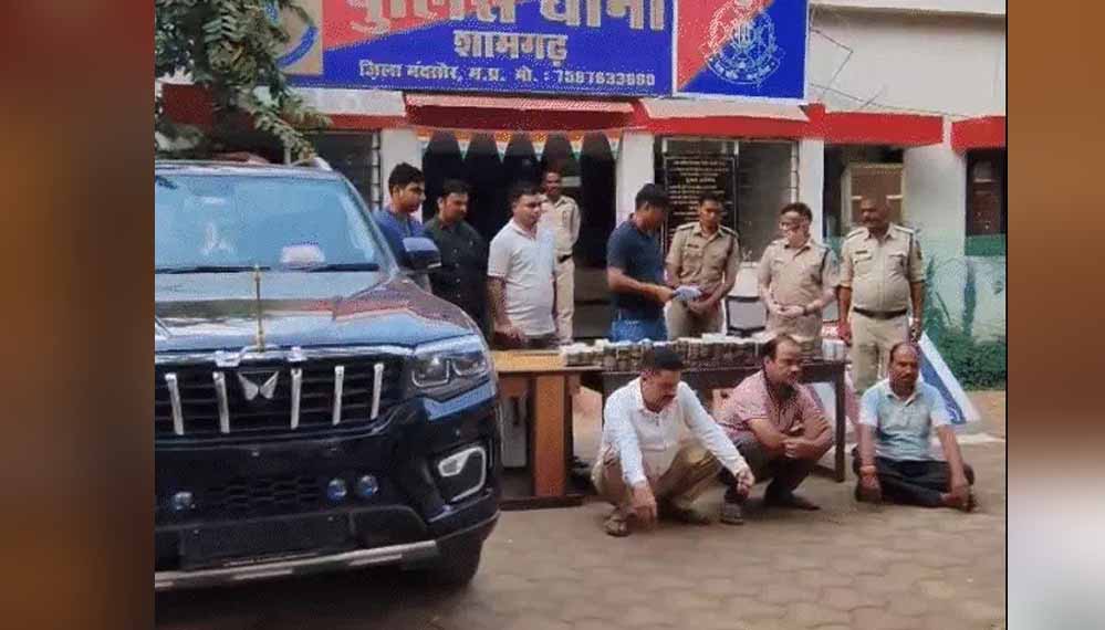 स्कॉर्पियो में गुप्त बॉक्स बनाकर रखे थे 1.29 करोड़ रुपये, तीन थानों की पुलिस ने 3 आरोपियों को पकड़ा