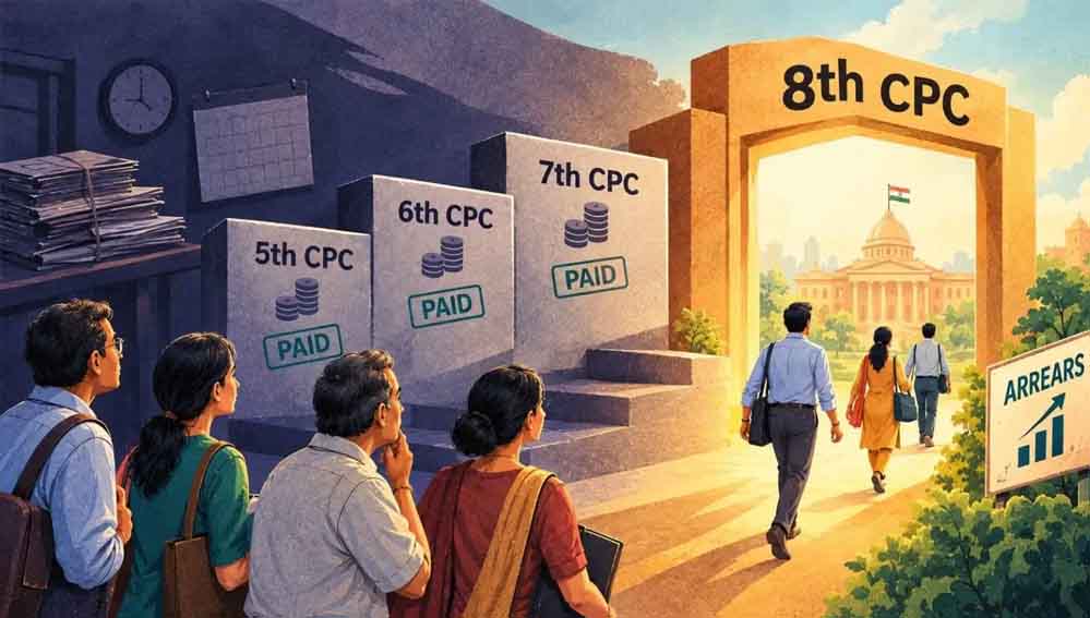 8वां वेतन आयोग: 1 जनवरी 2026 से लागू होगी नई सैलरी? जानें एरियर पर क्या है उम्मीद