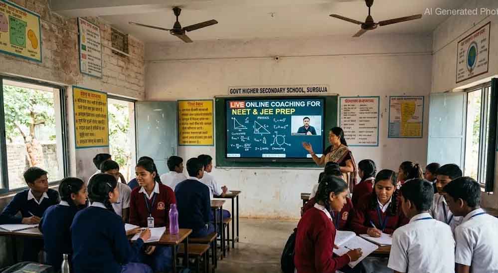 छत्तीसगढ़ के छात्रों के लिए खुशखबरी, 35 सरकारी स्कूलों में शुरू होगी फ्री NEET-JEE कोचिंग