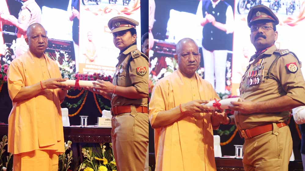 लोकभवन में अत्याधुनिक 87 इंटरसेप्टर वाहनों को फ्लैग ऑफ किया मुख्यमंत्री योगी आदित्यनाथ ने