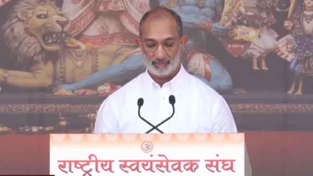 ‘600 साल की गुलामी के बाद हिंदुत्व का उभार’, RSS के मंच से संजय गुप्त का बयान