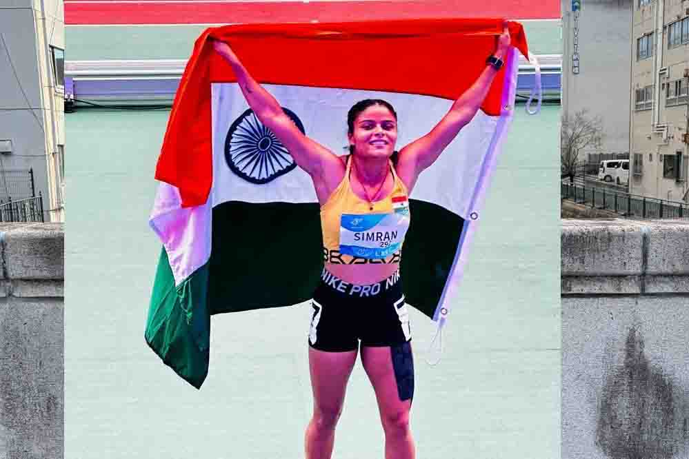 अन्तर्राष्ट्रीय खेल मंच पर सिमरन का शानदार प्रदर्शन, 100 और 200 मीटर रेस में प्रथम स्थान प्राप्त कर रचा इतिहास