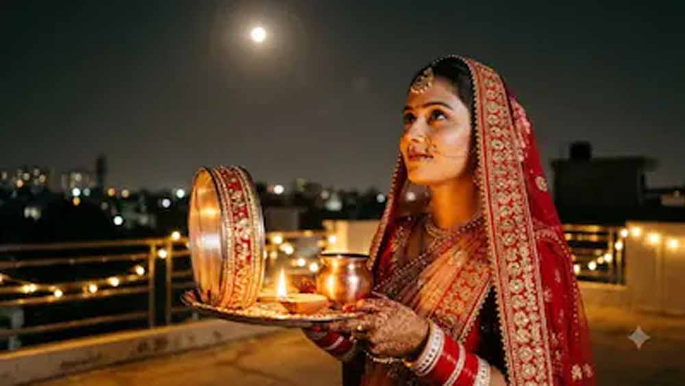 करवा चौथ 2026: पति की लंबी उम्र के लिए आज महिलाएं रखेंगी व्रत, जानें पूजा विधि और चांद निकलने का समय
