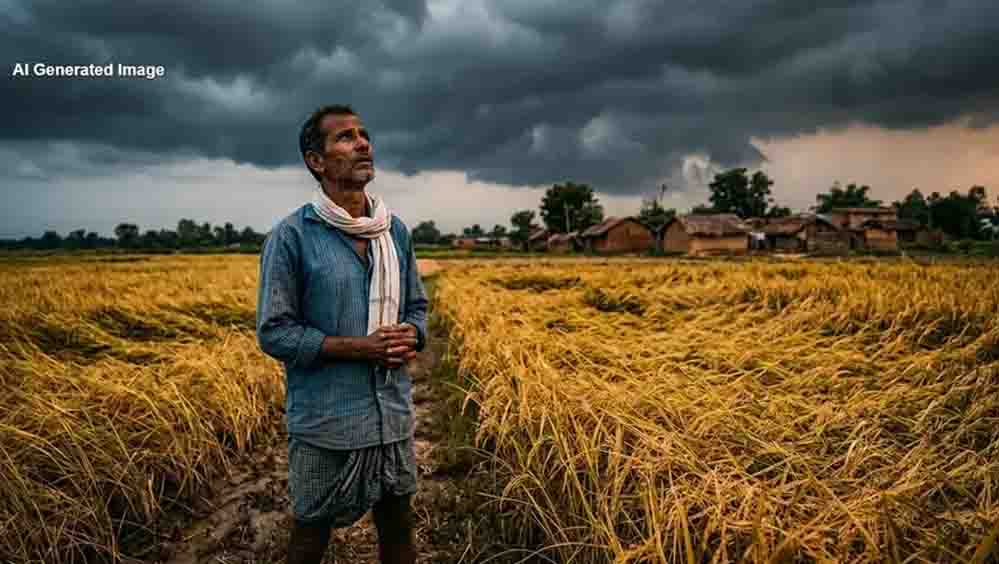 CG Weather Alert: चक्रवाती तूफान की आशंका से किसानों की बढ़ी चिंता, धान की फसल पर मंडराया खतरा