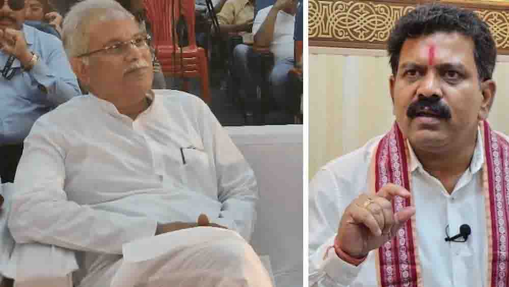 छत्तीसगढ़ में सियासी घमासान, भूपेश बघेल के बयान पर डिप्टी CM विजय शर्मा का पलटवार