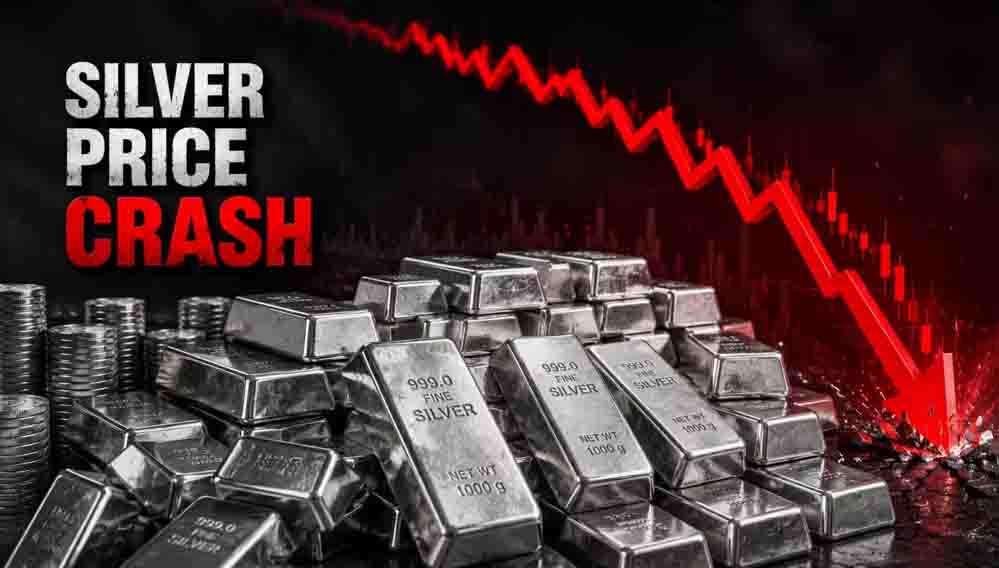 Silver Price Crash: 9 महीने में ₹2.35 लाख सस्ती हुई चांदी, एक्सपर्ट ने बताए गिरावट के 5 कारण