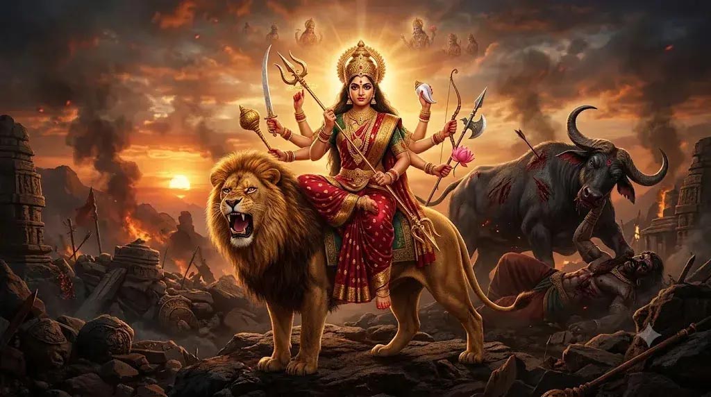 मां दुर्गा की सवारी में छिपा है बड़ा संदेश, सिंह और बाघ किस शक्ति के हैं प्रतीक?