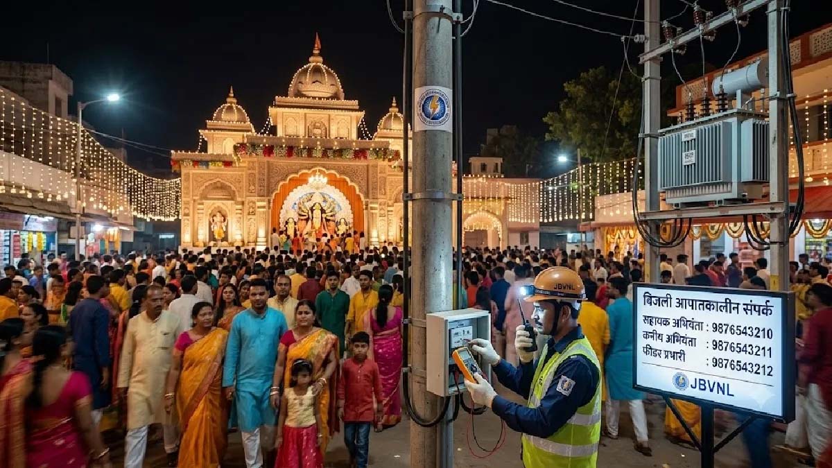 दुर्गा पूजा में बिजली कटौती नहीं होने देंगे, JBVNL ने कसी कमर; पंडालों की बिजली व्यवस्था होगी दुरुस्त