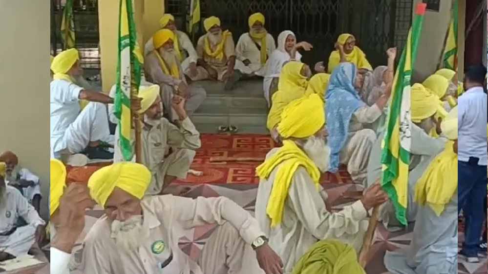 पंजाब में किसानों का बड़ा प्रदर्शन, बठिंडा-मानसा में प्रशासनिक दफ्तरों पर लगाया ताला