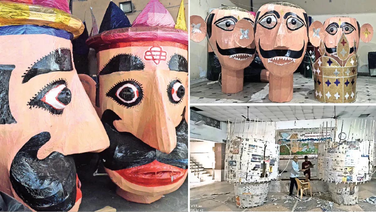 126 वर्षों से कायम अनोखी परंपरा, हरियाणा में मुस्लिम परिवार की 5वीं पीढ़ी बना रही रावण के पुतले