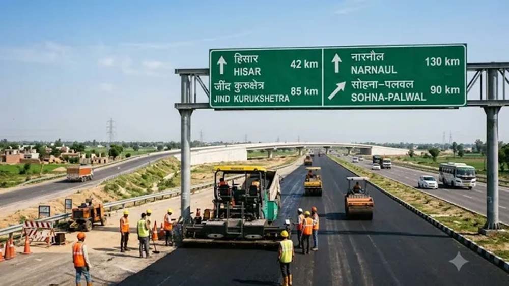 हिसार से सोहना-पलवल तक सड़क परियोजनाओं को मंजूरी, शहरों में घटेगा ट्रैफिक का दबाव