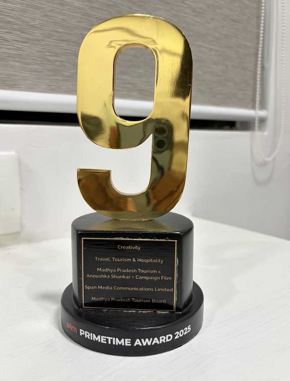 मध्यप्रदेश पर्यटन की प्रमोशनल फिल्म ‘द सितारिस्ट’ को e4m PrimeTime Awards में मिला गोल्ड अवॉर्ड