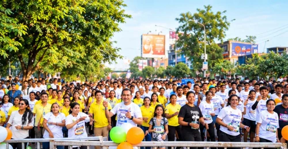 रायपुर में AGRATHON 4.0 का आयोजन, देशभर के धावकों ने दौड़ में लिया हिस्सा