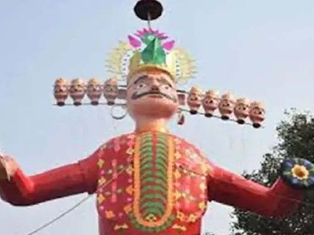 Bilaspur दशहरा: साइंस कॉलेज मैदान में होगा 80 फीट के रावण का दहन