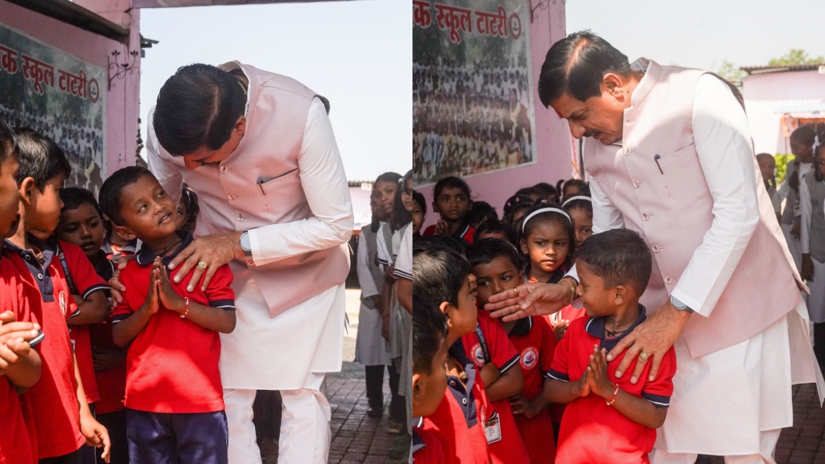 सीएम मोहन यादव काफिला रुकवाकर पहुंचे स्कूल, बच्चों से किया आत्मीय संवाद