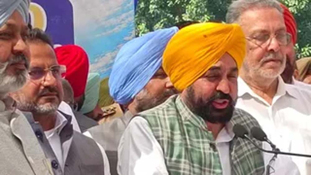 परविंदर झोटा मामले पर पटियाला में बोले सीएम मान, केंद्र सरकार पर साधा निशाना