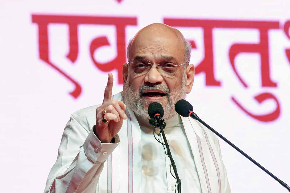 गृह मंत्री अमित शाह के कार्यक्रमों पर सुरक्षा का पहरा, नेताओं की गतिविधियों पर पुलिस की नजर