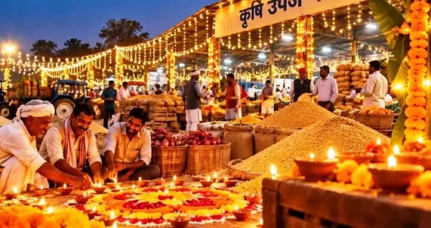 योगी सरकार की पहल: धनतेरस पर प्रदेश की सभी मंडियों में मनेगा दीपोत्सव, किसानों-व्यापारियों का होगा सम्मान